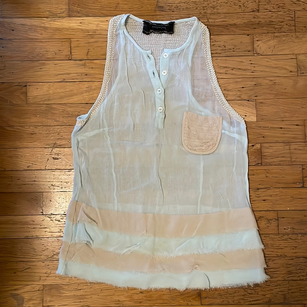 Patrizia Pepe beaded blouse